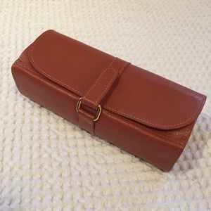 NWOT leather jewelry case